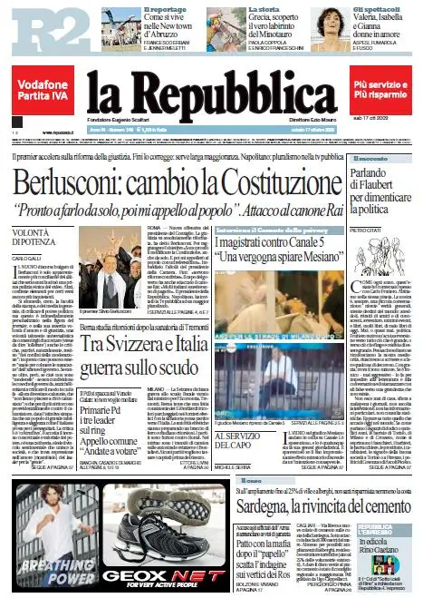 La Repubblica (17-10-09)