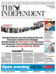 The Independent UK June 21 2010