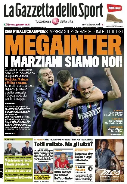 La Gazzetta dello Sport (21-04-10)