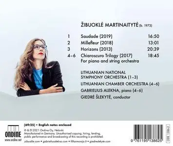 Giedrė Šlekytė, Lithuanian National Symphony Orchestra - Žibuoklė Martinaitytė: Saudade (2020)