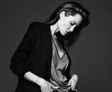 Angelina Jolie by Hedi Slimane for ELLE June 2014