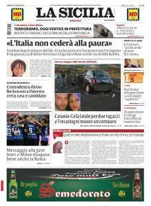 La Sicilia Siracusa - 21 Agosto 2017