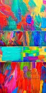 Stock Photo - Acrylic Paint Backgrounds