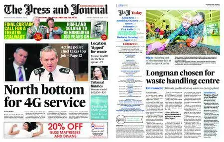 The Press and Journal Highlands and Islands – August 16, 2018