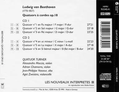 Quatuor Turner - Beethoven: String Quartets Op.18 (1995)