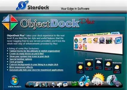 StarDock ObjectDock 1.9.0.536 Portable