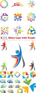 Vectors - Shiny Logo with People