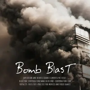 Bluezone Corporation Bomb Blast Explosions and Debris Sound Elements [WAV/AiFF]