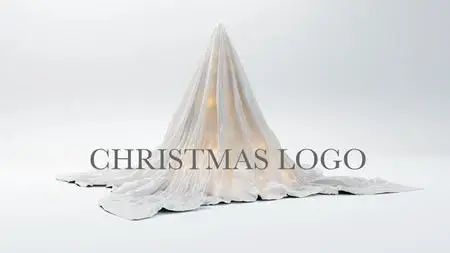 Christmas logo hidden under a white cloth 48937394