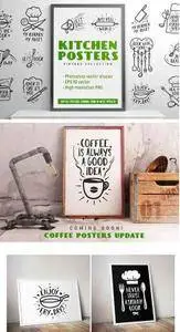 CreativeMarket - Kitchen Posters Collection