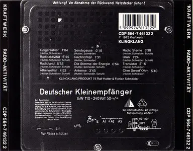 Kraftwerk - Radio-Aktivitat (1975) [Non-Remastered, German Version]