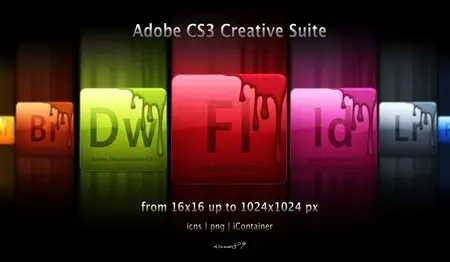 Adobe CS3Creative Suite Icons