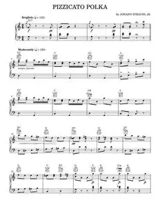 Pizzicato Polka - Johann Strauss Jr. (Piano Solo)
