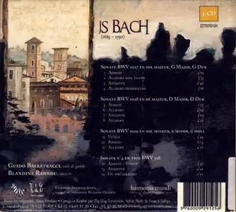 Guido Balestracci, Blandine Rannou - Bach: Sonates pour viole de gambe et clavecin obligé (2007)