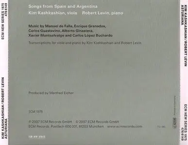 Kim Kashkashian & Robert Levin - Asturiana: Songs From Spain And Argentina (2007)