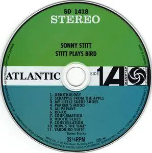 Sonny Stitt - Stitt Plays Bird (1963) {Atlantic Japan WPCR-25116 Mini LP 24bit remastered rel 2006}