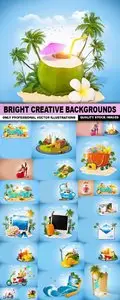 Bright Creative Backgrounds - 25 HQ Images