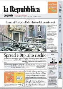 la Repubblica - 31 Agosto 2018