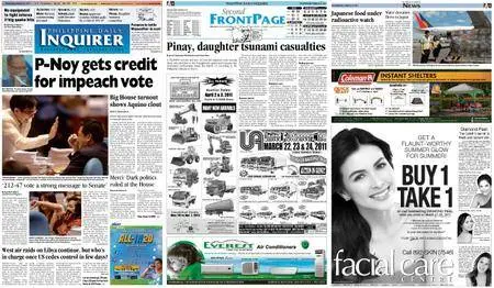 Philippine Daily Inquirer – March 23, 2011