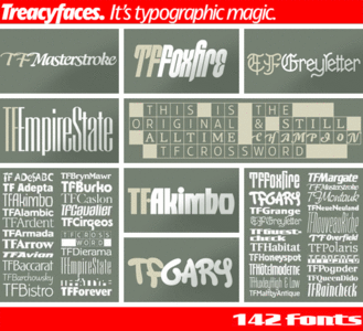 TreacyFace Fonts