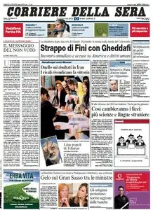 Il Corriere della Sera (13-06-09)