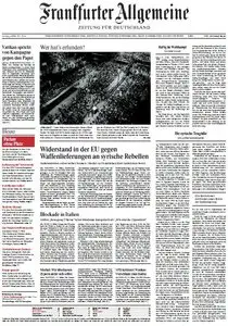 Frankfurter Allgemeine Zeitung vom Samstag, 16. März 2013