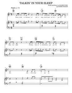 Talkin' In Your Sleep - Crystal Gayle, Reba McEntire (Piano-Vocal-Guitar)