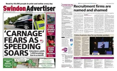 Swindon Advertiser – August 06, 2021