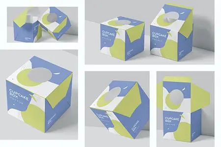 Pastry Box Mockups