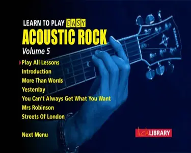 Learn To Play - Easy Acoustic Rock - Volume 5 [repost]