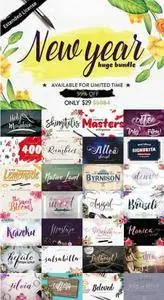 CreativeMarket - New year huge bundle