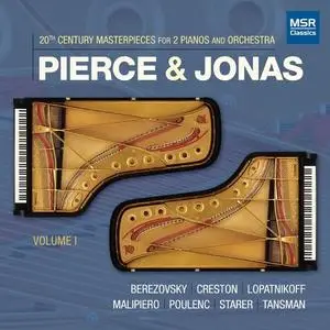 Pierce & Jonas Piano Duo - 20th Century Masterpieces for 2 Pianos and Orchestra (2021)