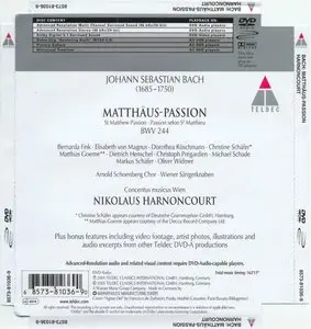 J.S. Bach - Matthäus-Passion (Nikolaus Harnoncourt) (2001) (DVD-Audio ISO) [2003]