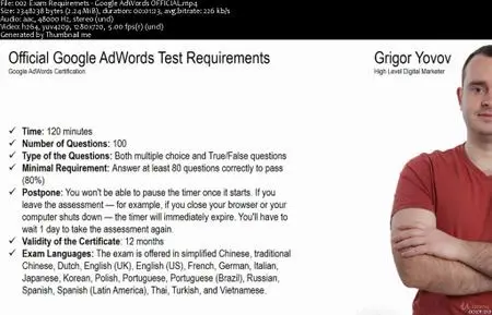 AdWords: Google AdWords Certification - Ultimate All 6 Exams