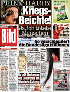 Bild Zeitung vom 23 Januar2013