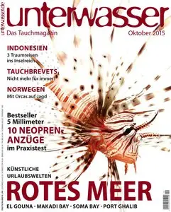 Unterwasser Das Tauchmagazin - Oktober 2015