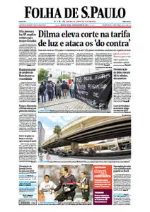 Jornal Folha de São Paulo - 24 de janeiro de 2013 - Quarta
