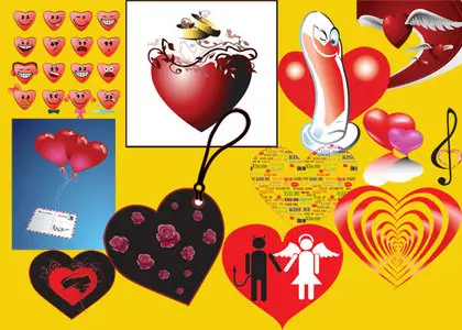 Vector Hearts