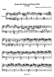 MozartWA - Sonate for Violin and Piano K 379