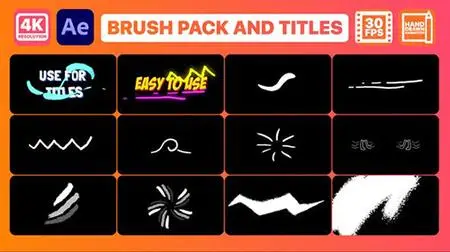 Brush Elements And Titles | After Effects 31123245