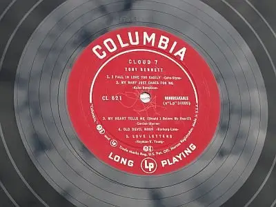Tony Bennett - Cloud 7 (1955) - VINYL, pre-6eye MONO - 24-bit/96kHz plus CD-compatible format 