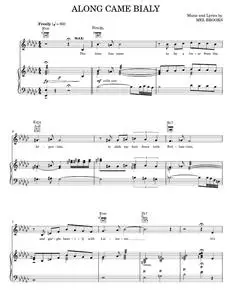 Along Came Bialy - Mel Brooks, The Producers Musical (Piano-Vocal-Guitar)