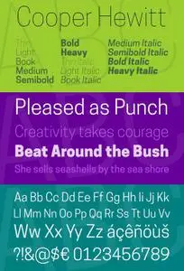 Cooper Hewitt - Sans Serif Font Family