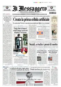 IL MESSAGGERO DEL 21  MAGGIO 2010