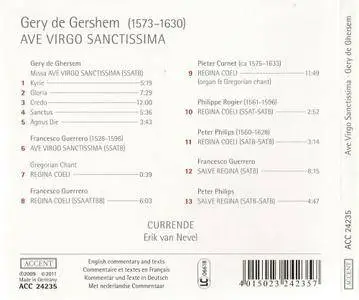 Currende, Erik van Nevel - Gery de Ghersem: Ave Virgo Sanctissima (2011)