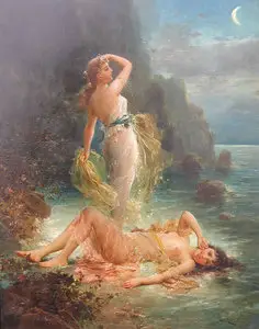 Art by Hans Zatzka (Repost)