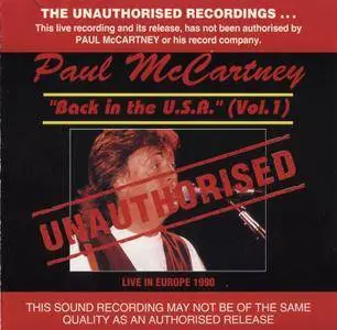 Paul McCartney ‎- Back In The U.S.A. (Vol. 1) (1993)