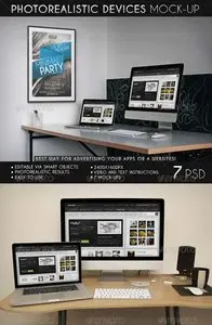 GraphicRiver Photorealistic Devices Mock-Up
