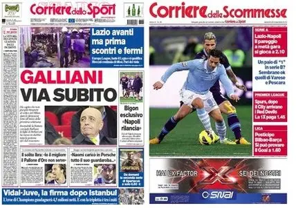 Il Corriere dello Sport (29-11-13) + Il Corriere delle Scommesse