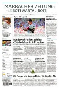 Marbacher Zeitung - 06. August 2018